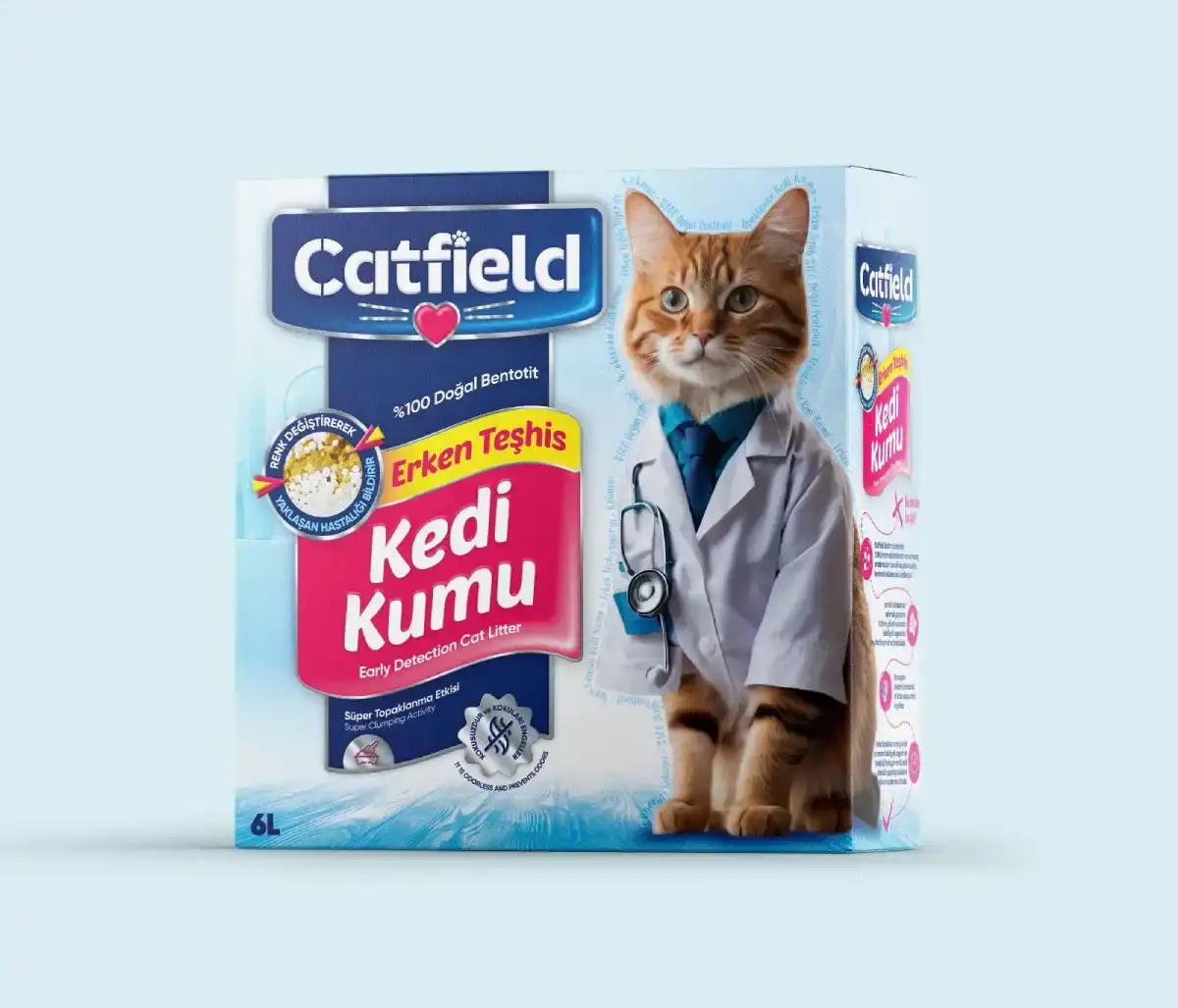 Erken Teşhis Kedi Kumu (6lt)